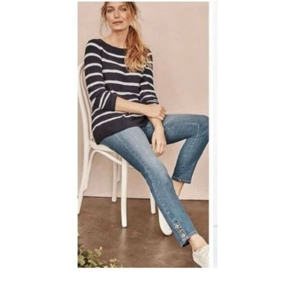 ✨J Jill Denim Authentic Fit Slim Ankle Sz 6P Jeans✨ - Picture 1 of 8